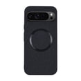 thumbnail image 1 of Dteck for Google Pixel 9 Pro XL Case, Compatible with MagSafe, Pixel 9 Pro XL Slim Fabric Back Soft TPU Bumper Hybrid Cover,Black, 1 of 8