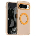 thumbnail image 1 of Dteck for Google Pixel 9 Pro XL Magnetic Case Cover, Shockproof Supports Wireless Charging Hard PC Back TPU Bumper Phone Case, Orange, 1 of 7