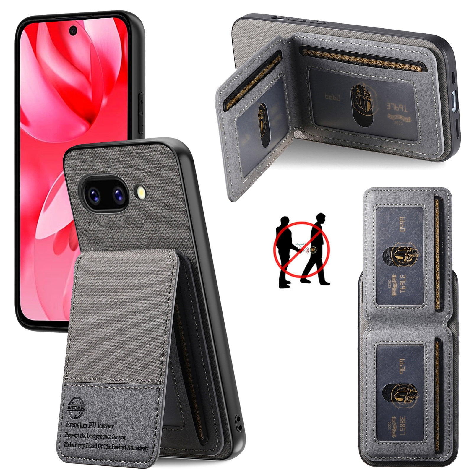 Credit Card Holder Android Phone Cover Wallet PunkCase CardStud Deluxe  Stick On Wallet Adhesive Card Holder