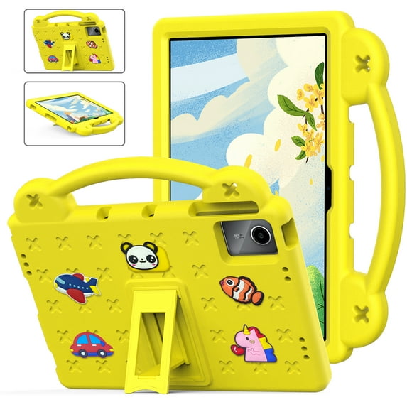 Dteck for Lenovo Tab M11 Case 11 inch (TB330FU/TB330XU), Kids EVA Boy Girl Shockproof Cover for Lenovo M11 Tablet Case,Yellow