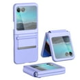 thumbnail image 1 of Dteck for Motorola Moto Razr 40 Ultra Case, Lightweight Shockproof Rugged and Non-Slip Protective Case, Slim Matte Hard Back Rugged Cover, Purple, 1 of 6