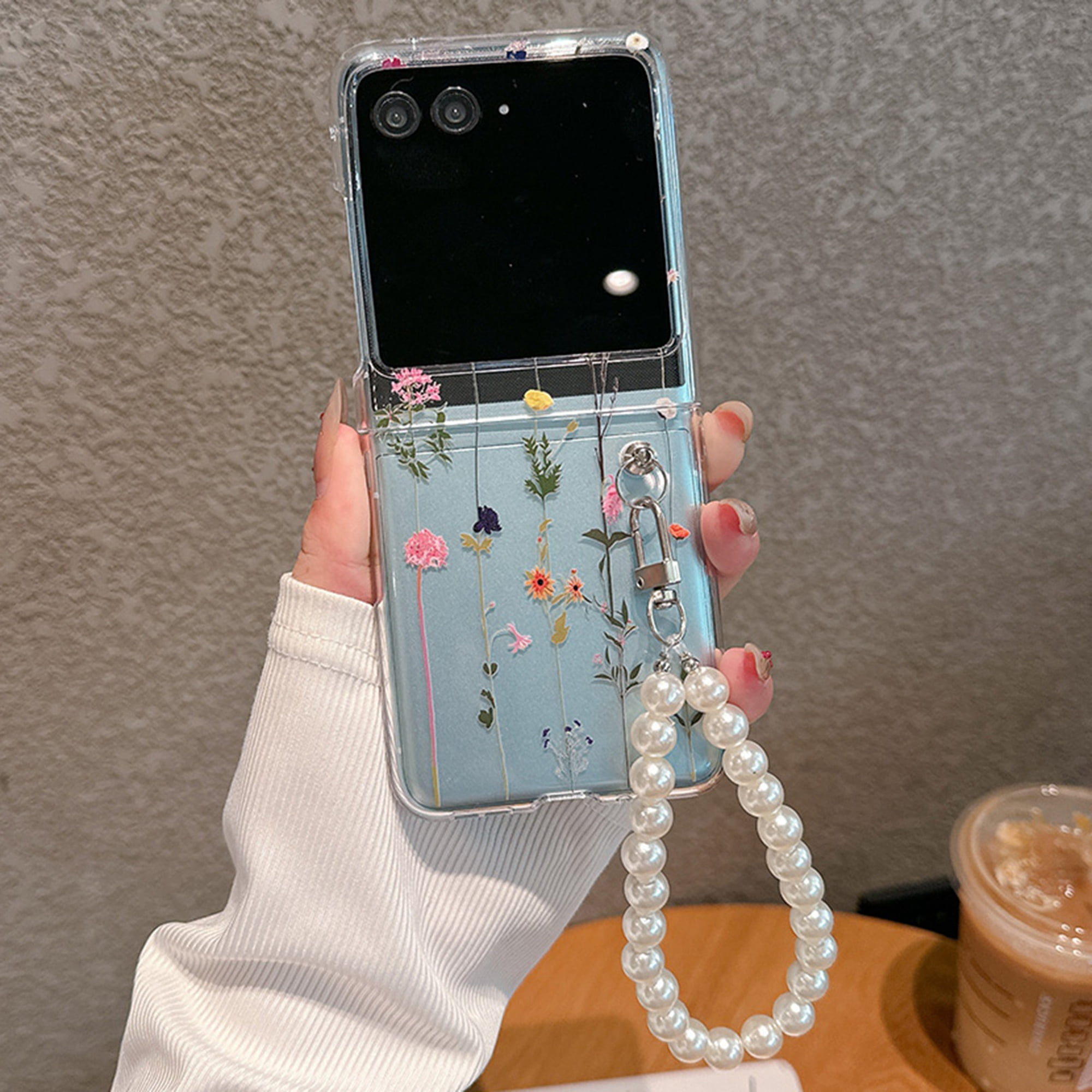 Dteck for Motorola Razr Plus 2025 Case with Strap Bracelet Chain ...
