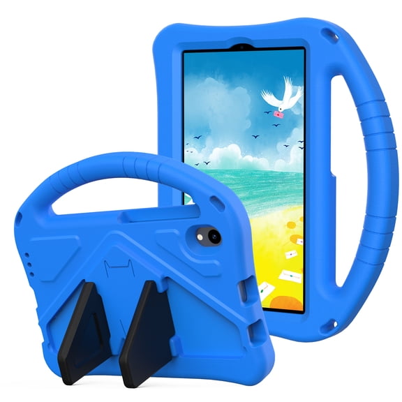 Dteck for Onn 7" Core Android 16 Tablet (2026 Model) Kids Case, Shockproof Rugged Protective Cover with Kicsktand,Blue