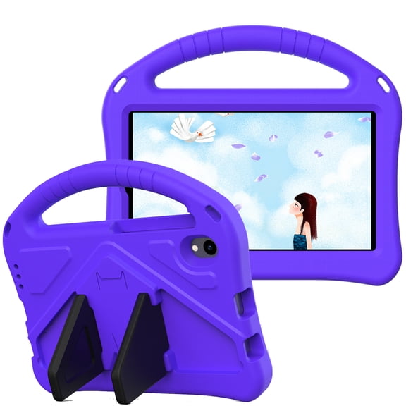 Dteck for Onn 7" Core Android 16 Tablet (2026 Model) Kids Case, Shockproof Rugged Protective Cover with Kicsktand,Purple