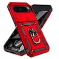 thumbnail image 1 of Dteck for Pixel 9 Pro XL Kickstand Case Cover, Built-in 360 Degree Rotate Ring Stand Magnetic Protective Case for Google Pixel 9 Pro XL, Red, 1 of 9