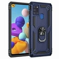 thumbnail image 1 of Dteck for Samsung A21S 2020 Case, Rugged Hybrid Armor Shockproof Dual Layer Protective Cover[with 360 Degree Kickstand] [Metal Ring Holder], blue, 1 of 7