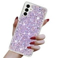 thumbnail image 1 of Dteck for Samsung Galaxy A35 Case, Samsung A35 5G Phone Case, Glitter Sparkle Bling Case for Galaxy A35 5G, Slim Protective Phone Cover,Purple, 1 of 3
