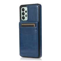 Dteck for Samsung Galaxy A54 5G Case Wallet with 5 Card Slots, PU Leather Flip Kickstand Shockproof Phone Cover for Samsung Glaxy A54 5G,Blue