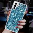 thumbnail image 1 of Dteck for Samsung Galaxy A54 Case, Samsung A54 5G Phone Case, Glitter Sparkle Bling Case for Galaxy A54 5G, Slim Protective Phone Cover,Blue, 1 of 3
