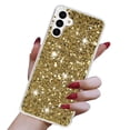 thumbnail image 1 of Dteck for Samsung Galaxy A54 Case, Samsung A54 5G Phone Case, Glitter Sparkle Bling Case for Galaxy A54 5G, Slim Protective Phone Cover,Gold, 1 of 3