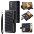 thumbnail image 1 of Dteck for Samsung Galaxy S21 Case,Premium Leather Business Zipper Wallet Card Slots Holder Flip Purse Magnetic Folio Shockproof Phone Cover,Black, 1 of 13