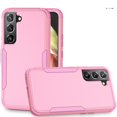 thumbnail image 1 of Dteck for Samsung Galaxy S21 Case, Slim Pocket-Friendly Hybrid Silicone Bumper Shockproof Tough Rugged Case,Pink, 1 of 6