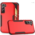 thumbnail image 1 of Dteck for Samsung Galaxy S23 Case, Slim Pocket-Friendly Hybrid Silicone Bumper Shockproof Tough Rugged Case,Red, 1 of 6