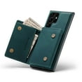 thumbnail image 1 of Dteck for Samsung Galaxy S23 Ultra Case, 2 in 1 Detachable PU Leather Magnetic Case Wallet with Credit Card Holder for Samsung Galaxy S23 Ultra,Green, 1 of 9