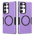 thumbnail image 1 of Dteck for Samsung Galaxy S23 Ultra Case Military Grade Drop Tested Compatible with MagSafe Shockproof Slim Fit Rugged Bumper Cover, Purple, 1 of 10