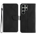 thumbnail image 1 of Dteck for Samsung Galaxy S25 Ultra Case, Shockproof PU Leather Kickstand Flip Card Slot Magnetic Closure Phone Cover, Black, 1 of 9
