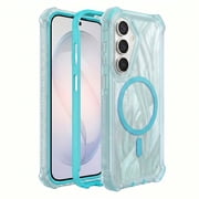 Dteck for Samsung Galaxy S26+ Plus Case,Compatible with MagSafe,Heavy Duty Shockproof Rugged Protective Phone Cover,Blue