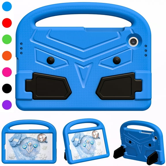 Dteck for Samsung Galaxy Tab A9 Case for Kids, Light Weight EVA Stand Shockproof Rugged Kids Friendly Tab A9 Cover 8.7 Inch for Boys Girls, Blue