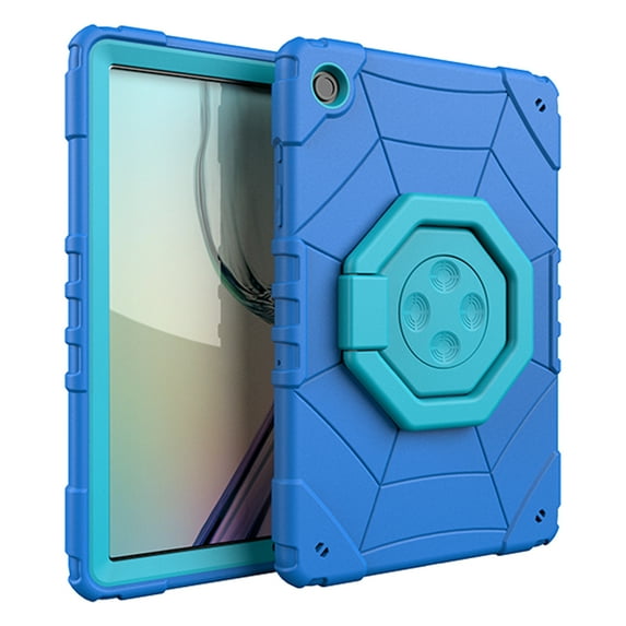 Dteck for Samsung Galaxy Tab A9 Plus Case 11 Inch, 360 Rotating Stand Cute Kids-Friendly Case for Galaxy Tab A9+ Tablet 2023 (SM-210/X216/X218),Blue