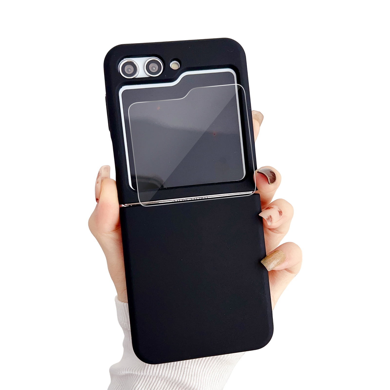 Samsung Galaxy Z Flip5 ブラック ケース付き Amazon.com: SAMSUNG Galaxy Z Flip5 AI Cell Phone, 512GB