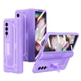 thumbnail image 1 of Dteck for Samsung Galaxy Z Fold 3 Stand Case, Built-in Kickstand Shockproof Protection Cover Case for Samsung Galaxy Z Fold 3 5G 2021,,Purple, 1 of 7