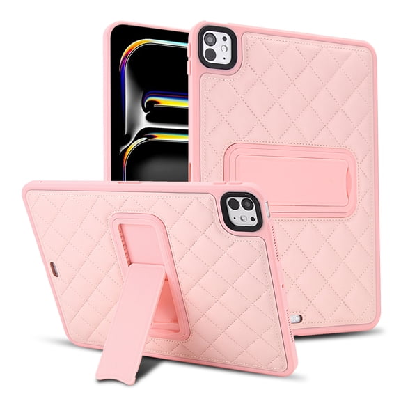 Dteck for iPad Pro 13 inch Case (M5/M4) 2025/2024, Slim Lightweight Protective Cover with Kickstand,Pink