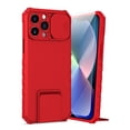 thumbnail image 1 of Dteck for iPhone 11 Case with Screen Protector, Slide Camera Protector Phone Case with Built-in Stand Shockproof Rugged Bumper for iPhone 11,Red, 1 of 7