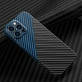 thumbnail image 1 of Dteck for iPhone 11 Pro Max,Ultra Slim Shockproof Carbon Fiber Rigid PC Back and Soft TPU cover for iPhone 11 Pro Max 6.5 inch,Blackblue, 1 of 7
