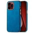 thumbnail image 1 of Dteck for iPhone 12 Pro Case, Slim Skin-Friendly PU Leather with Anti-Scratch Microfiber Lining Protective Back Cover,Blue, 1 of 8