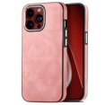 thumbnail image 1 of Dteck for iPhone 12 Pro Max Case, Slim Skin-Friendly PU Leather with Anti-Scratch Microfiber Lining Protective Back Cover,Pink, 1 of 1