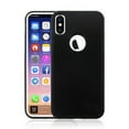 thumbnail image 1 of Dteck for iPhone 12 Pro / iPhone 12 Slim Back Case, Shockproof TPU Frame Nano Suction Adsorbed Anti Gravity Protective Phone Case Cover, black, 1 of 8