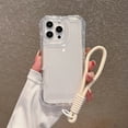 thumbnail image 1 of Dteck for iPhone 13 Pro Max Clear Case, Heavy Duty Drop Protection Rugged Shockproof 3-Layer Military Protective Tough Strap Durable Cover,Clear, 1 of 10