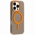 thumbnail image 1 of Dteck for iPhone 13 Pro Max Magnetic Case Cover, Shockproof Supports Wireless Charging Hard PC Back TPU Bumper Phone Case, Orange, 1 of 7
