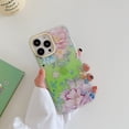 thumbnail image 1 of Dteck?for?iPhone?13 Pro Max?Ultra?Case?6.7" 2021, TPU Bumper Ultra Thin Transparent Flower Shockproof Protective Case for iPhone?13?Pro Max Ladies Girls Women, Green Flower, 1 of 8