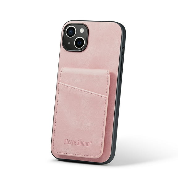 Dteck for iPhone 14 Plus Case Wallet with Credit Card Slots Holder PU Leather Flip Kickstand Shockproof Phone Cover,Pink