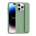 thumbnail image 1 of Dteck for iPhone 14 Pro Case, Hybrid TPU Bumper PC Back with Leather Texture Shockproof Rugged Case with Wristlet Band for iPhone 14 Pro,Green, 1 of 7