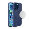 thumbnail image 1 of Dteck for iPhone 14 Pro Max Case, Compatible with MagSafe, Slim Weave Texture Shockproof Magnetic Case 6.7 Inch,Blue, 1 of 4