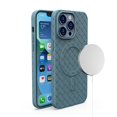 thumbnail image 1 of Dteck for iPhone 14 Pro Max Case, Compatible with MagSafe, Slim Weave Texture Shockproof Magnetic Case 6.7 Inch,Green, 1 of 4