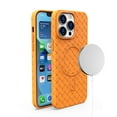 thumbnail image 1 of Dteck for iPhone 14 Pro Max Case, Compatible with MagSafe, Slim Weave Texture Shockproof Magnetic Case 6.7 Inch,Yellow, 1 of 3