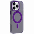 thumbnail image 1 of Dteck for iPhone 14 Pro Max Magnetic Case Cover, Shockproof Supports Wireless Charging Hard PC Back TPU Bumper Phone Case, Purple, 1 of 7