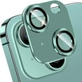 thumbnail image 1 of Dteck for iPhone 15 Plus Camera Lens Protector, Case-Friendly Strong Adsorption Metal Tempered Glass Rear Camera Protector,Green, 1 of 7