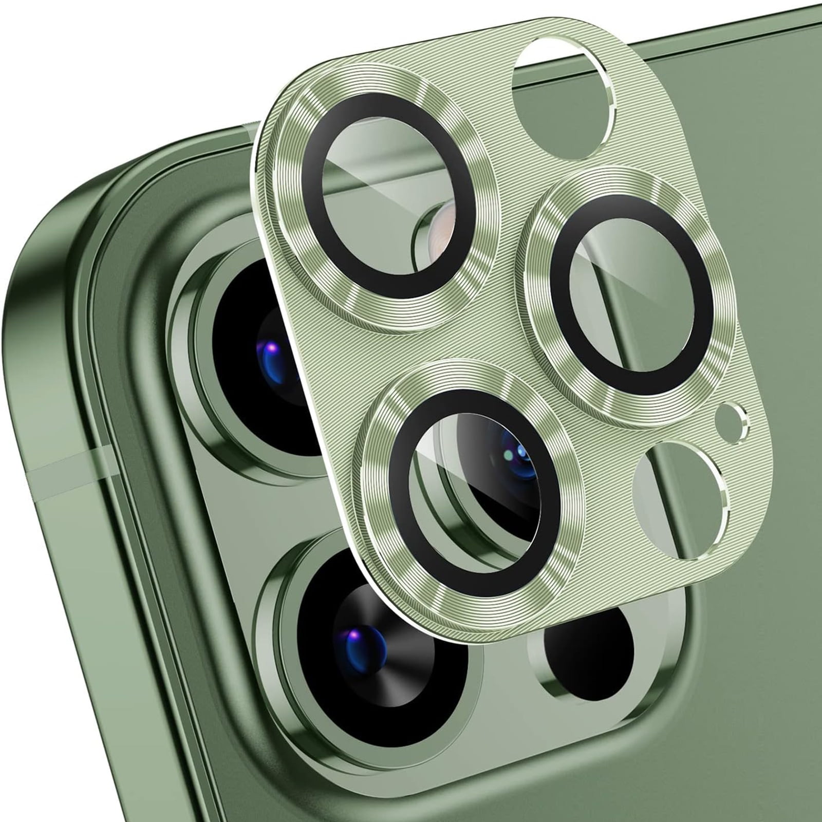 Dteck for iPhone 15 Pro Max Camera Lens Protector, CaseFriendly Strong