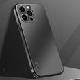 thumbnail image 1 of Dteck for iPhone 15 Pro Max Case, Matte Metallic Luster Design Anti-Scratch Shockproof Case with Metal Camera Protection for iPhone 15 Pro Max,Black, 1 of 5