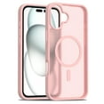 thumbnail image 1 of Dteck for iPhone 16 Case, Compatible with MagSafe, Shockproof Military-Grade Protection, Magnetic Phone Case for iPhone 16, Frosted Pink, 1 of 5