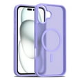 thumbnail image 1 of Dteck for iPhone 16 Case, Compatible with MagSafe, Shockproof Military-Grade Protection, Magnetic Phone Case for iPhone 16, Frosted Purple, 1 of 4