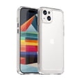 thumbnail image 1 of Dteck for iPhone 16 Plus Slim Clear Back Case, Shockproof Lightweight Crystal Transparent Acrylic Back Soft TPU Rubber Bumper Hybrid Case, Clear, 1 of 8