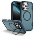 thumbnail image 1 of Dteck for iPhone 16 Pro Case with Camera Stand, Military-Grade Drop Protection Magnetic Phone Case Compatible with MagSafe Accessories, All Blue, 1 of 9