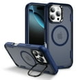 thumbnail image 1 of Dteck for iPhone 16 Pro Case with Camera Stand, Military-Grade Drop Protection Magnetic Phone Case Compatible with MagSafe Accessories, Frosted  Blue, 1 of 9