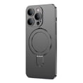 thumbnail image 1 of Dteck for iPhone 16 Pro Case with Magnetic Invisible Stand, Compatible with MagSafe, Ultra Slim Matte PC Back Protective Case for iPhone 16 Pro,Black, 1 of 8