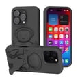 thumbnail image 1 of Dteck for iPhone 16 Pro Max Case with Hidden Stand, Military Grade Drop Protection EVA Shockproof Protective Phone Case for iPhone 16 Pro Max,Black, 1 of 7